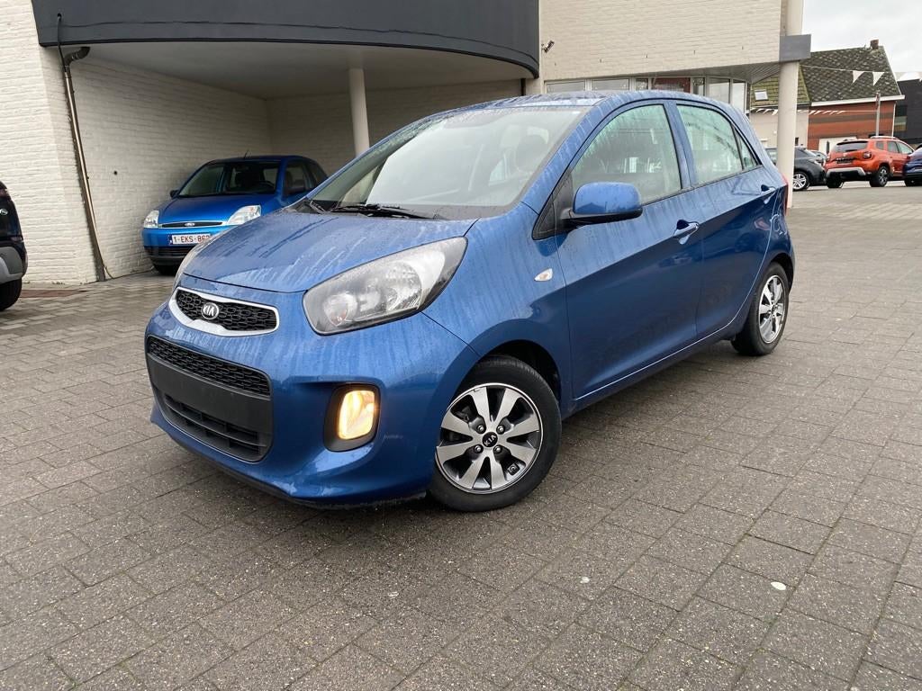 Kia Picanto 1,0 benzine, Euro 6, Elektrische ramen, Blauw, Bedrijf
