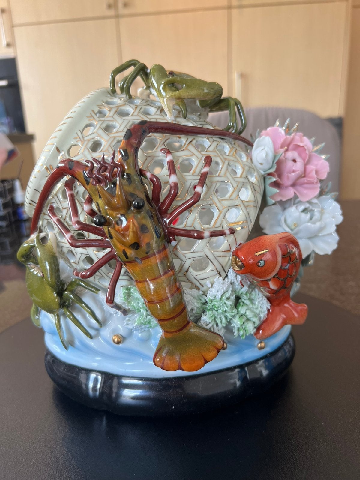 Keramieke decoratie beeldje, Enlèvement