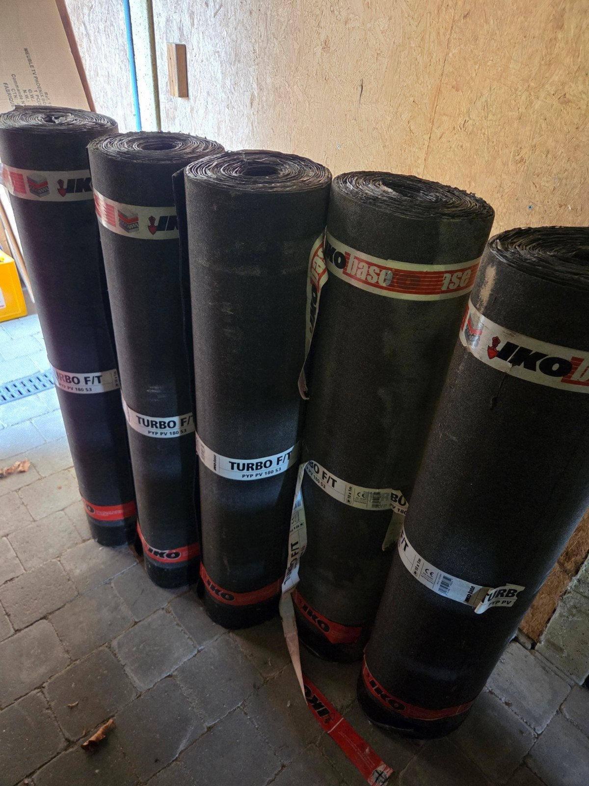 Roofing onderlaag 4x nieuwe rol, Ophalen
