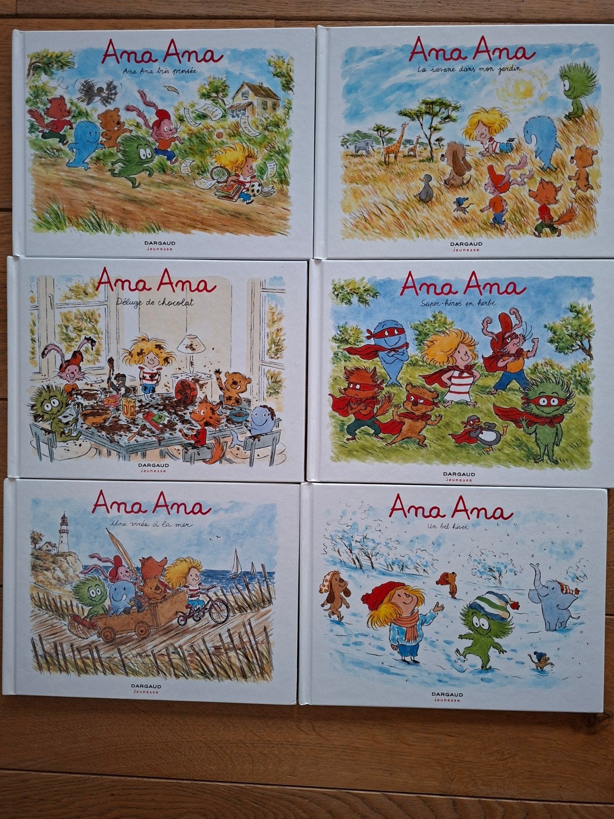 Bande dessinee "Ana Ana" - 6 tomes, Enlèvement, Comme neuf, Alexis Dormal, Dominique Roques, Livre d'images