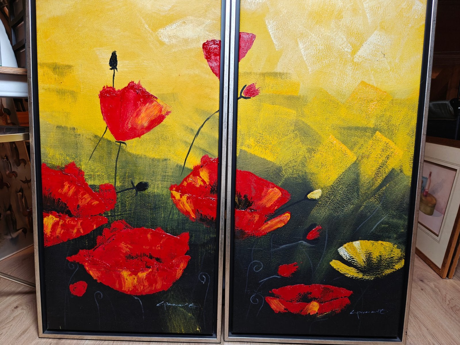 Lot de peintures de 40 à 60 pièces ! BONNE AFFAIRE, Antiquités & Art, Art | Peinture | Classique, Encadré, Peinture à l'huile