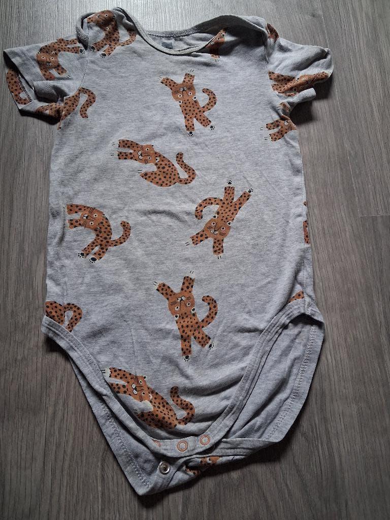 6 rompertjes korte mouw - maat 86 / 92, Enfants & Bébés, Vêtements de bébé | Autre, Enlèvement, HEMA., Garçon ou Fille