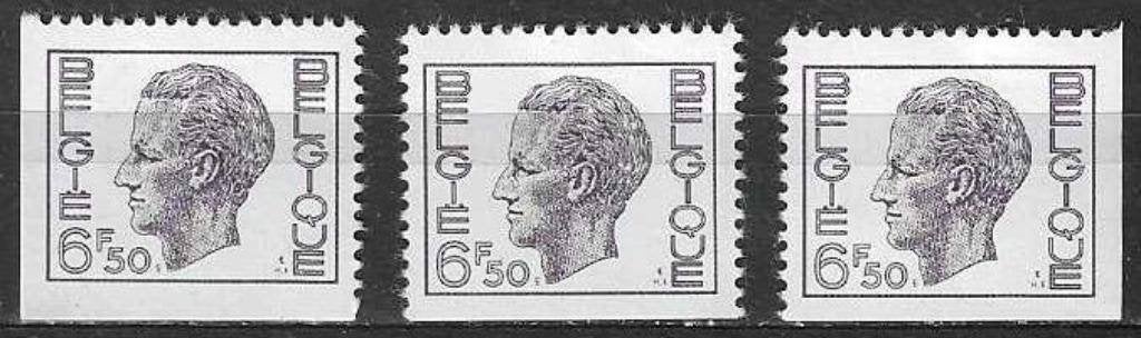 Belgie 1975 - OBP 1764-1764b - Koning Boudewijn I (PF), Postzegels en Munten, Postzegels | Europa | België, Verzenden, Postfris