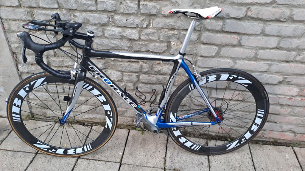 Très beau Vèlo full carbone Prorace T 52 cm, Enlèvement, Carbone