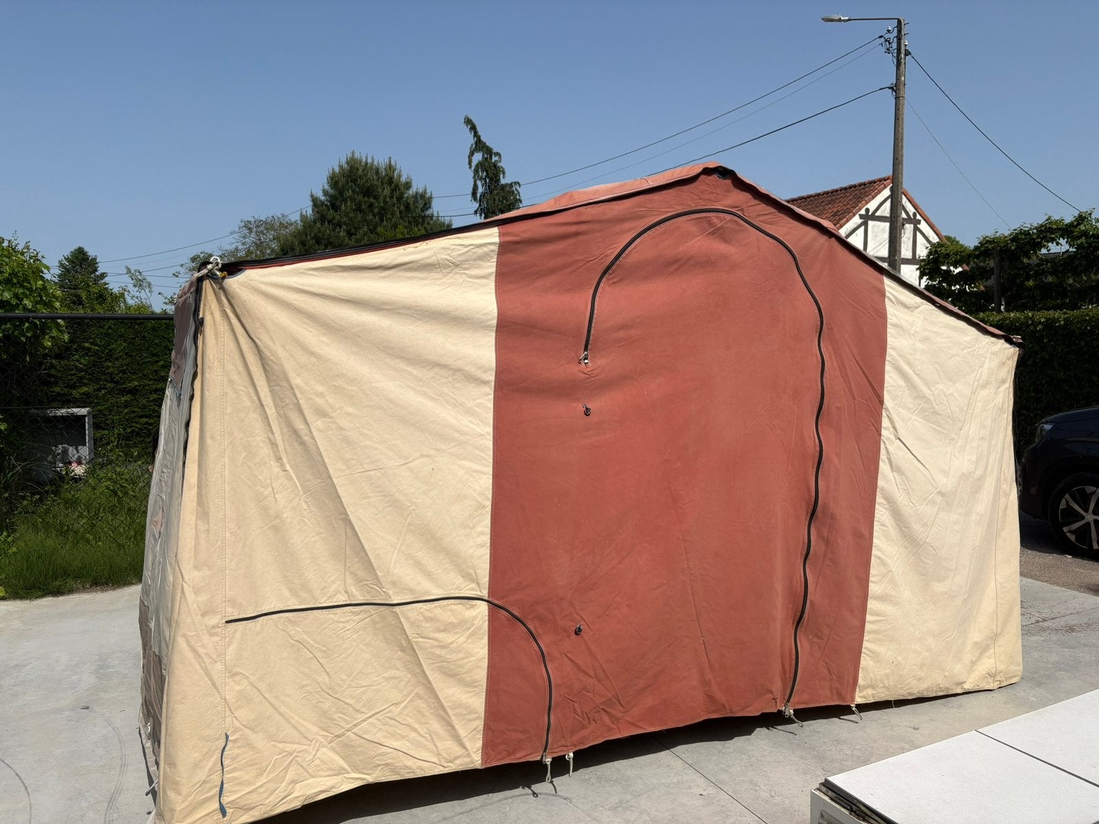 Vouwwagen Conway Cardale 6 personen, Caravans en Kamperen, Ophalen, Gebruikt, Tot en met 6