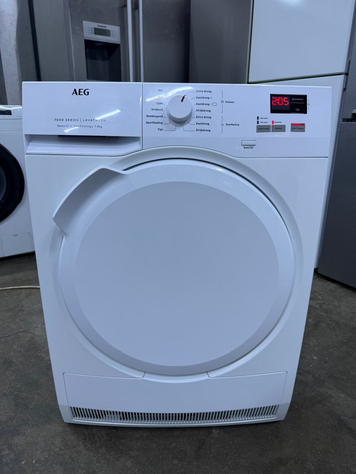 Droogkast AEG A+++ 8 Kg met GARANTIE, Elektronische apparatuur, Ophalen of Verzenden, Zo goed als nieuw, Luchtafvoer