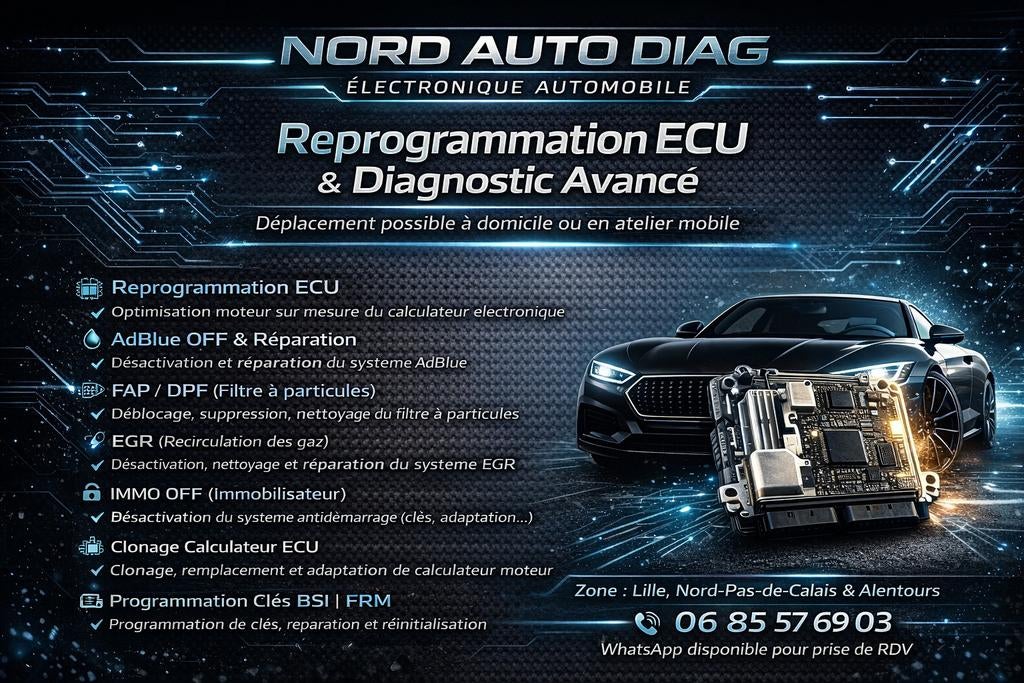 NAD Performance – Reprog & Diagnostic Auto, Enlèvement