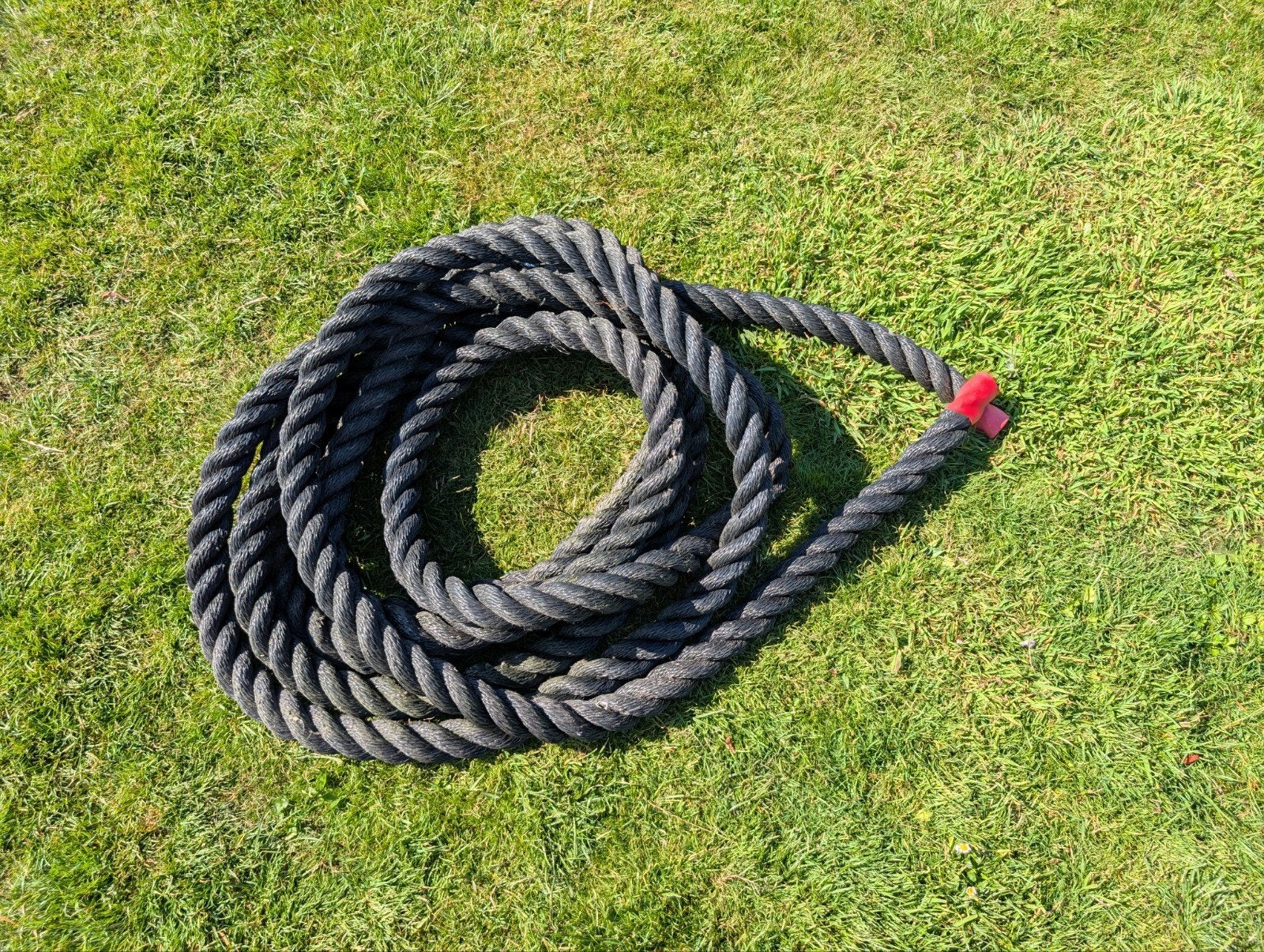 Battle rope, Ophalen, Battle rope