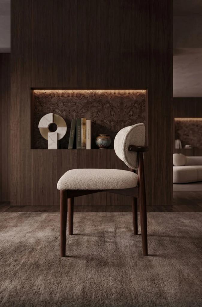 ACTIEPRIJS – POLO JAPANDI STOEL Van €220,- NU voor €99,-, Huis en Inrichting, Stoelen, Bruin, Japandi Stijl, Nieuw, Ophalen of Verzenden