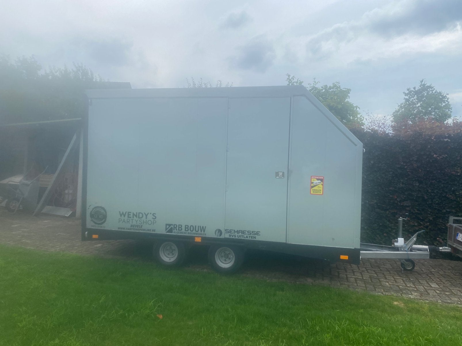 Gesloten aanhangwagen 2t, Auto diversen, Ophalen, Zo goed als nieuw