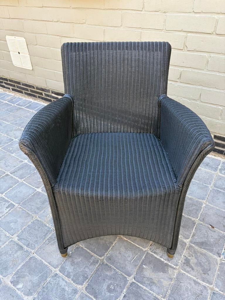 Vincent sheppard zetel zwart, Tuin en Terras, Tuinsets en Loungesets, Ophalen, Zo goed als nieuw
