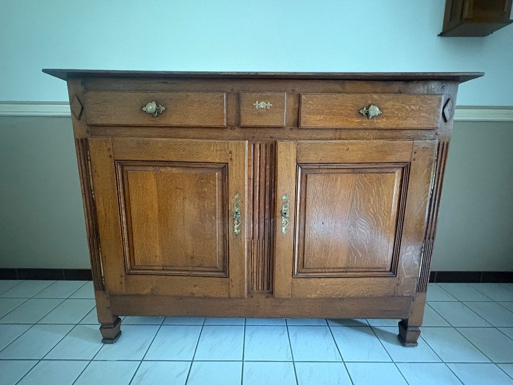 Louis XVI eikenhouten dressoir-eind18e/begin19e—certificaat, Ophalen