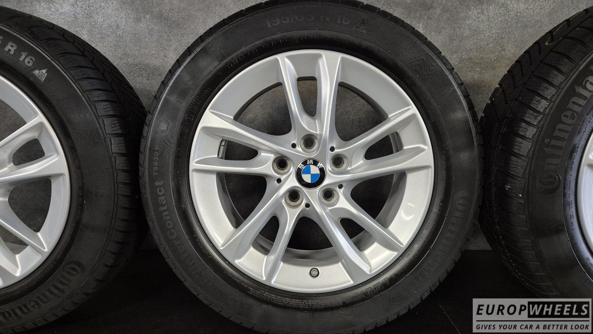 16 inch BMW velgen 2 active tourer F45 F46 1 winterbanden, Auto-onderdelen, Gebruikt, -, Banden en Velgen, 195 mm