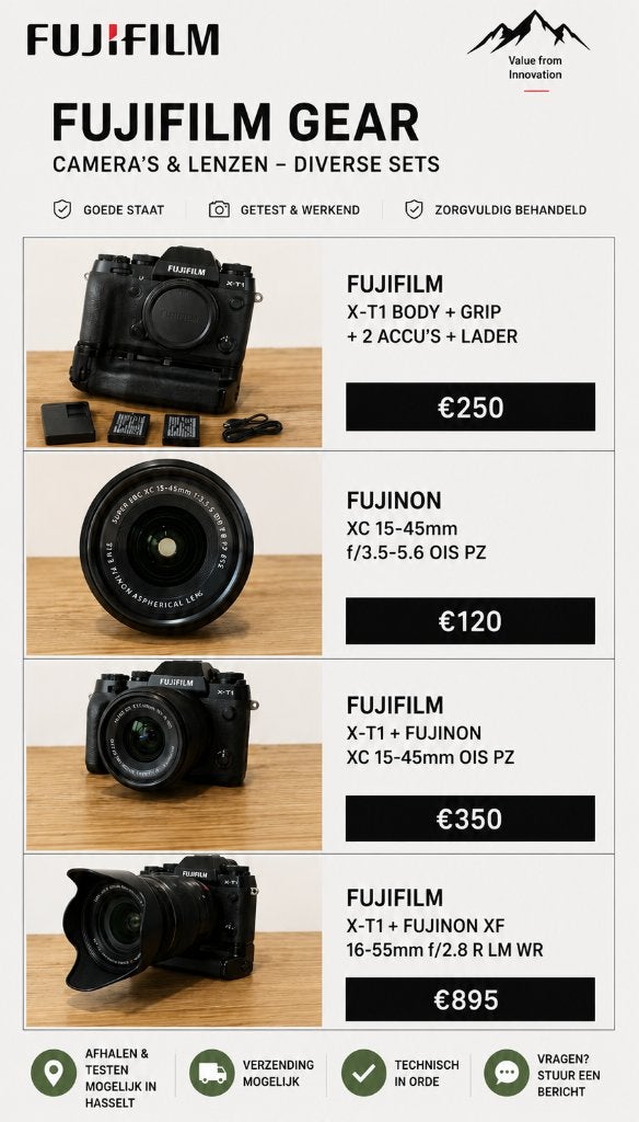 Fujifilm, Ophalen