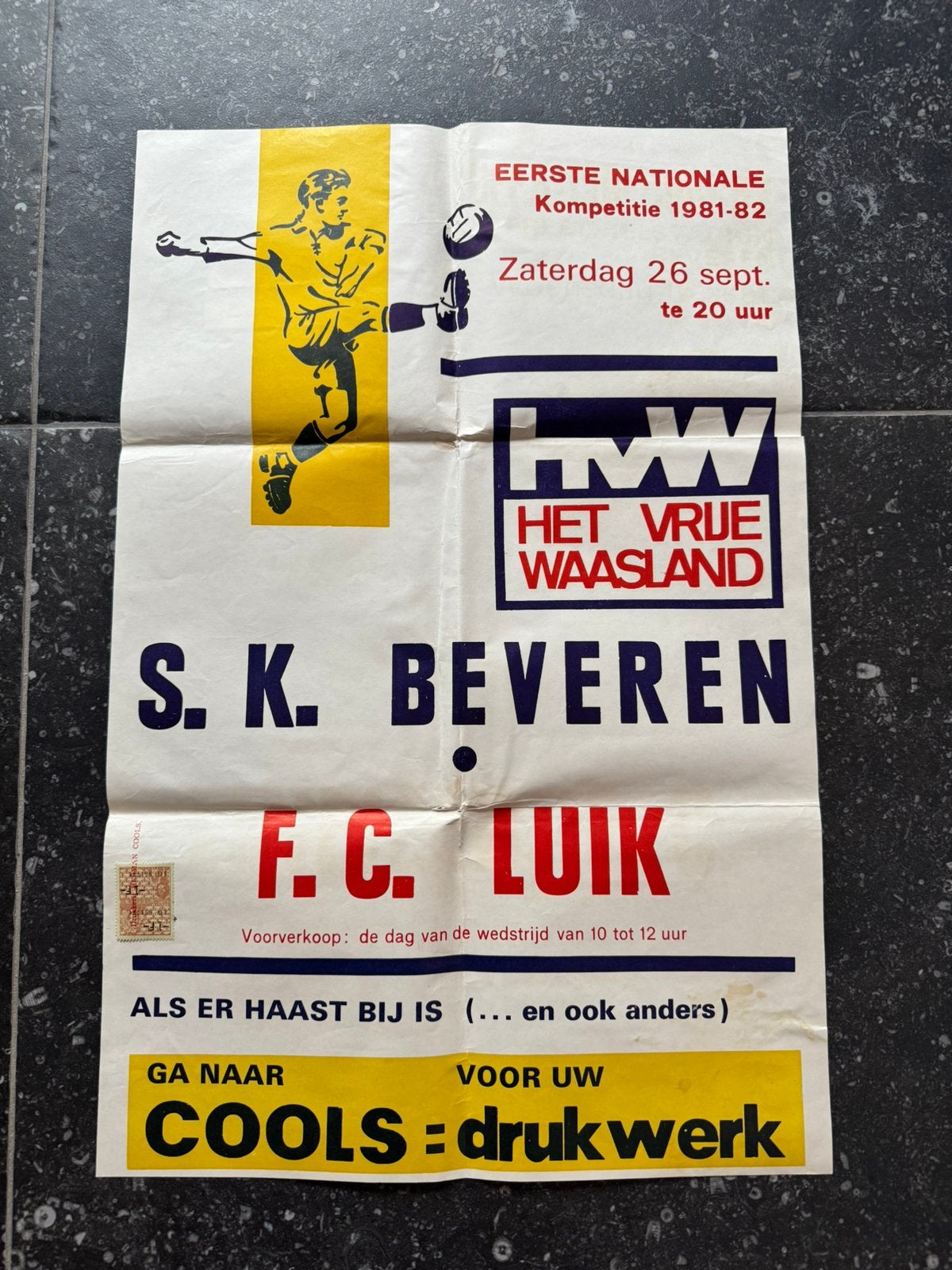 Rfc liege, Enlèvement ou Envoi