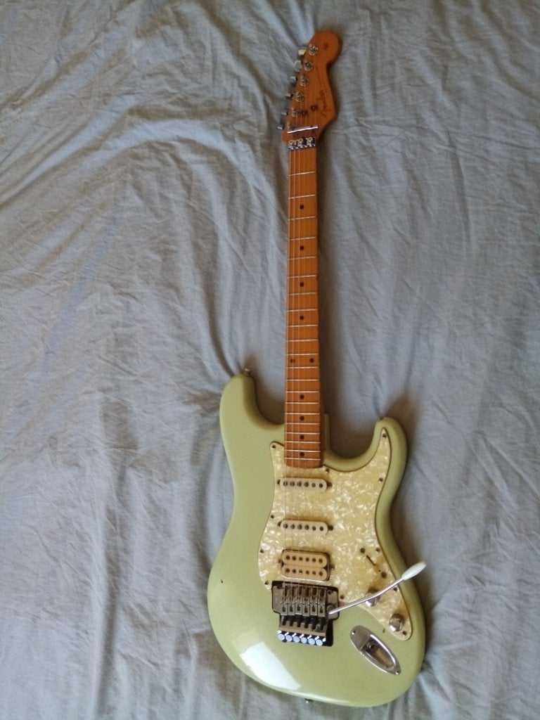 Stratocaster Custom Shop, Ophalen of Verzenden, Gebruikt, Solid body, Overige merken