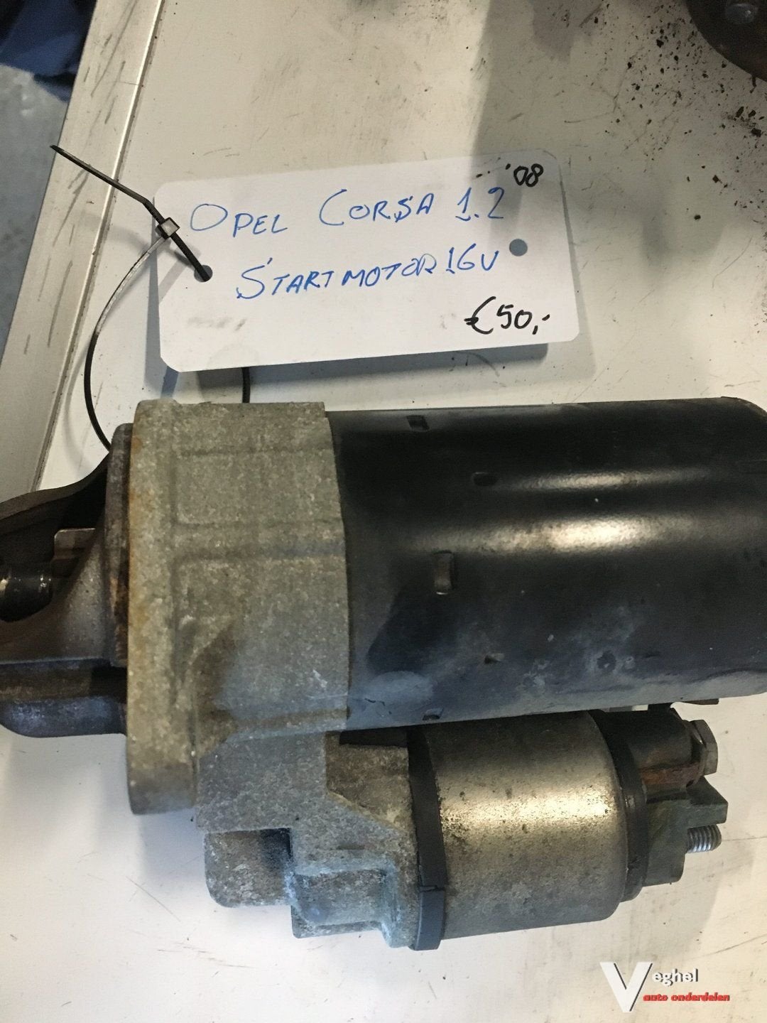 Opel Corsa D 1.2 16v 2008 Startmotor, Gebruikt, -, -, Ophalen of Verzenden