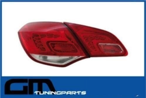 LED achterlichten opel astra j 5 deurs rood wit, Autos : Pièces & Accessoires, Neuf, -, Opel, -