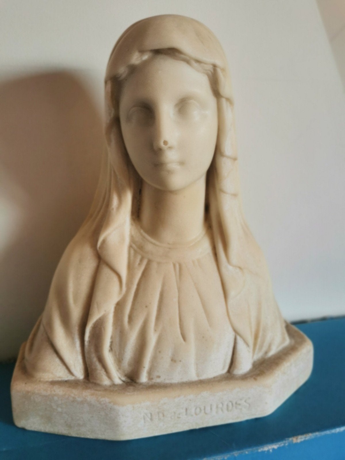 Très belle statue ancienne de Marie, Enlèvement ou Envoi