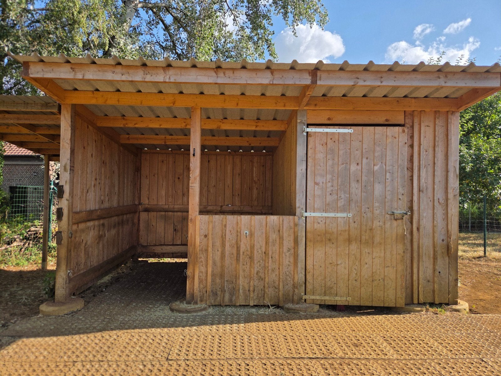 schuilstal - weidestal met opberghok, Pâturage