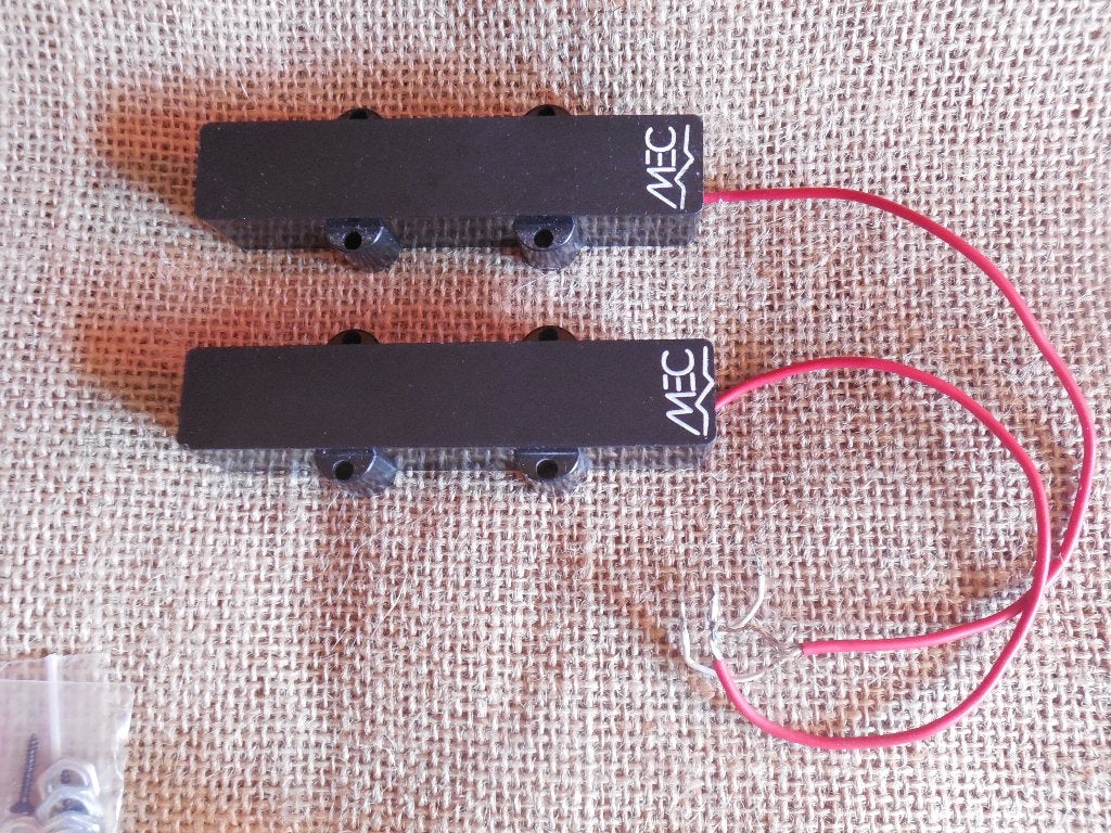 Micros actifs Jazzbass V + préampli 3 band, Enlèvement ou Envoi, Utilisé, Guitare basse électrique