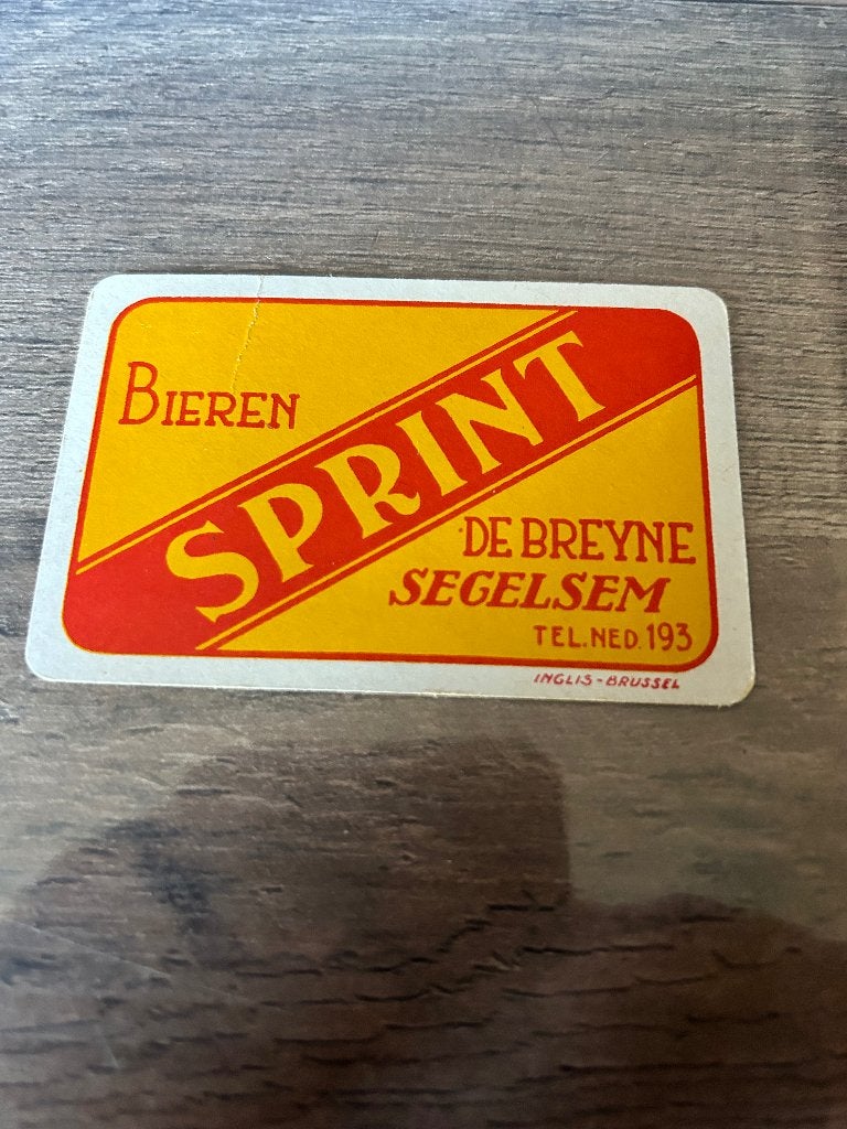 1speelkaart brouwerij sprint segelsem, Enlèvement ou Envoi, Neuf, Carte(s) à jouer