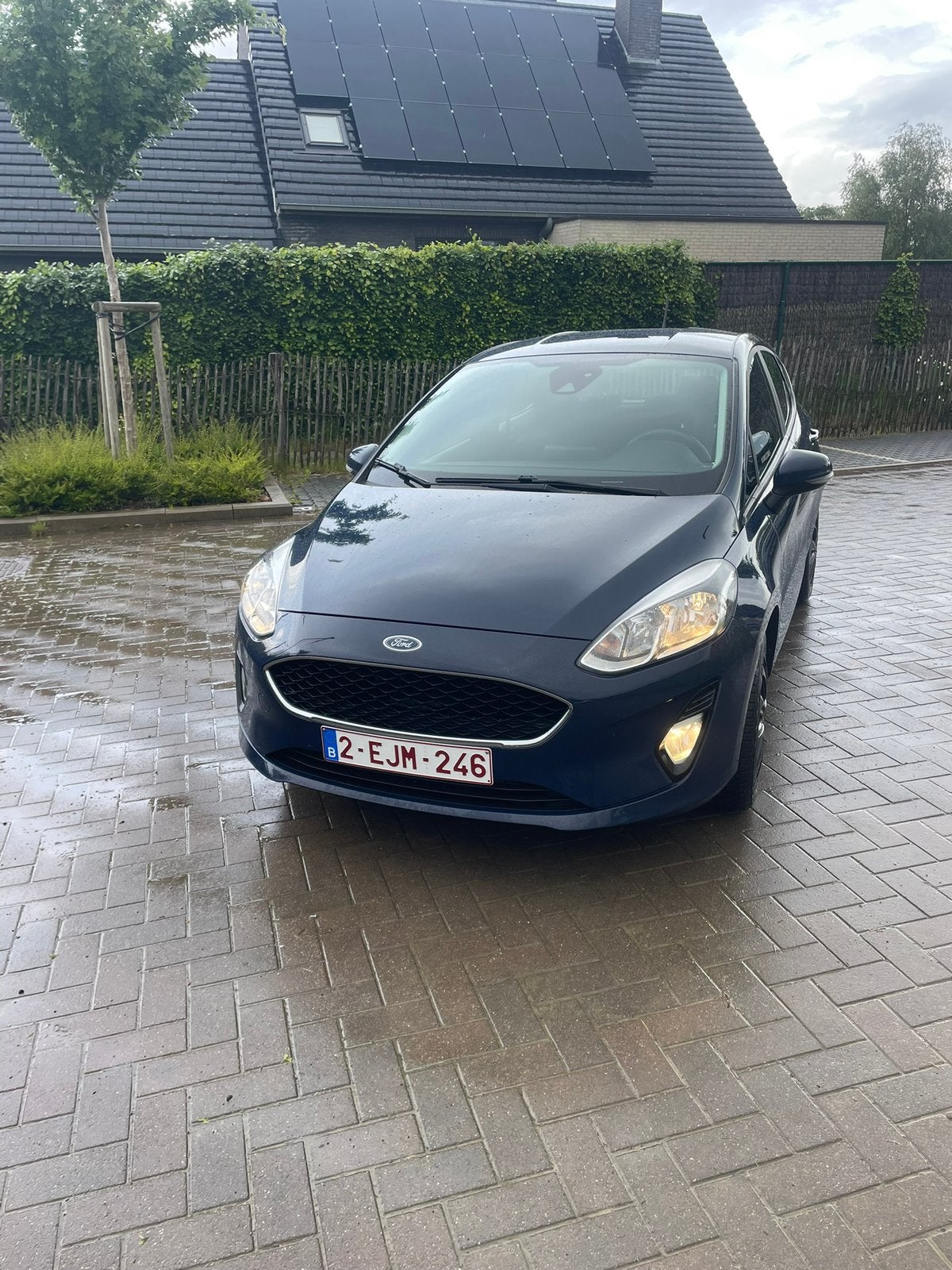 Ford fiesta 2019 1.0, Auto's, Voorwielaandrijving, Stof, Parkeersensor, Blauw