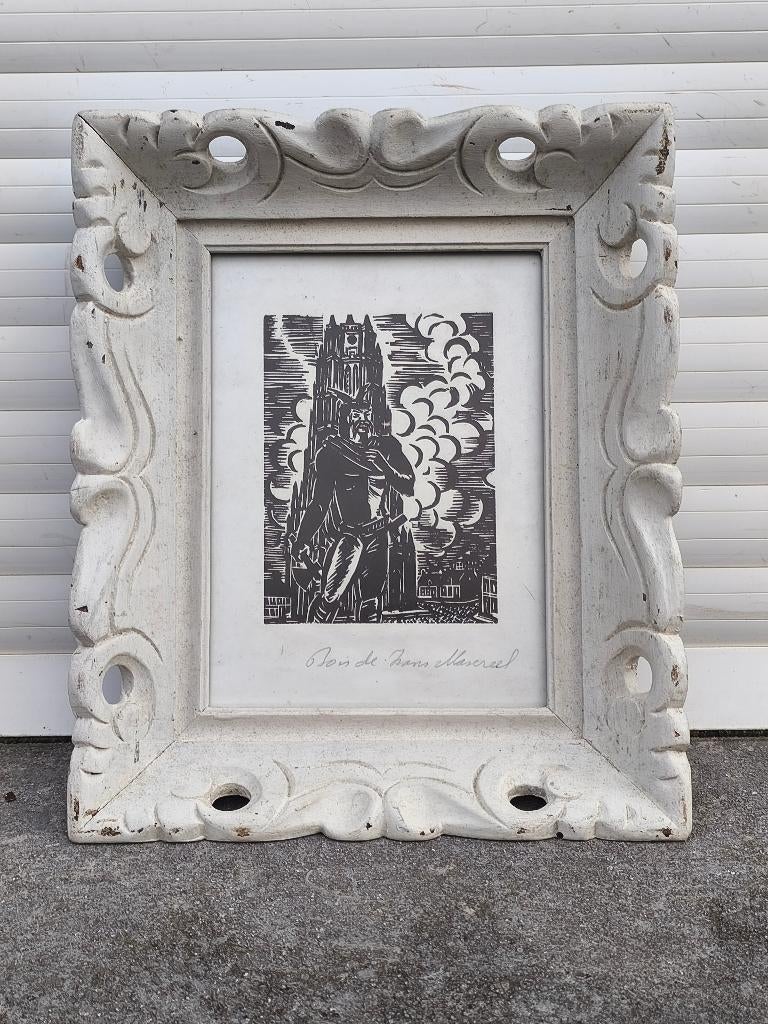 Lithographie de Frans masereel, Antiek en Kunst, Ophalen of Verzenden