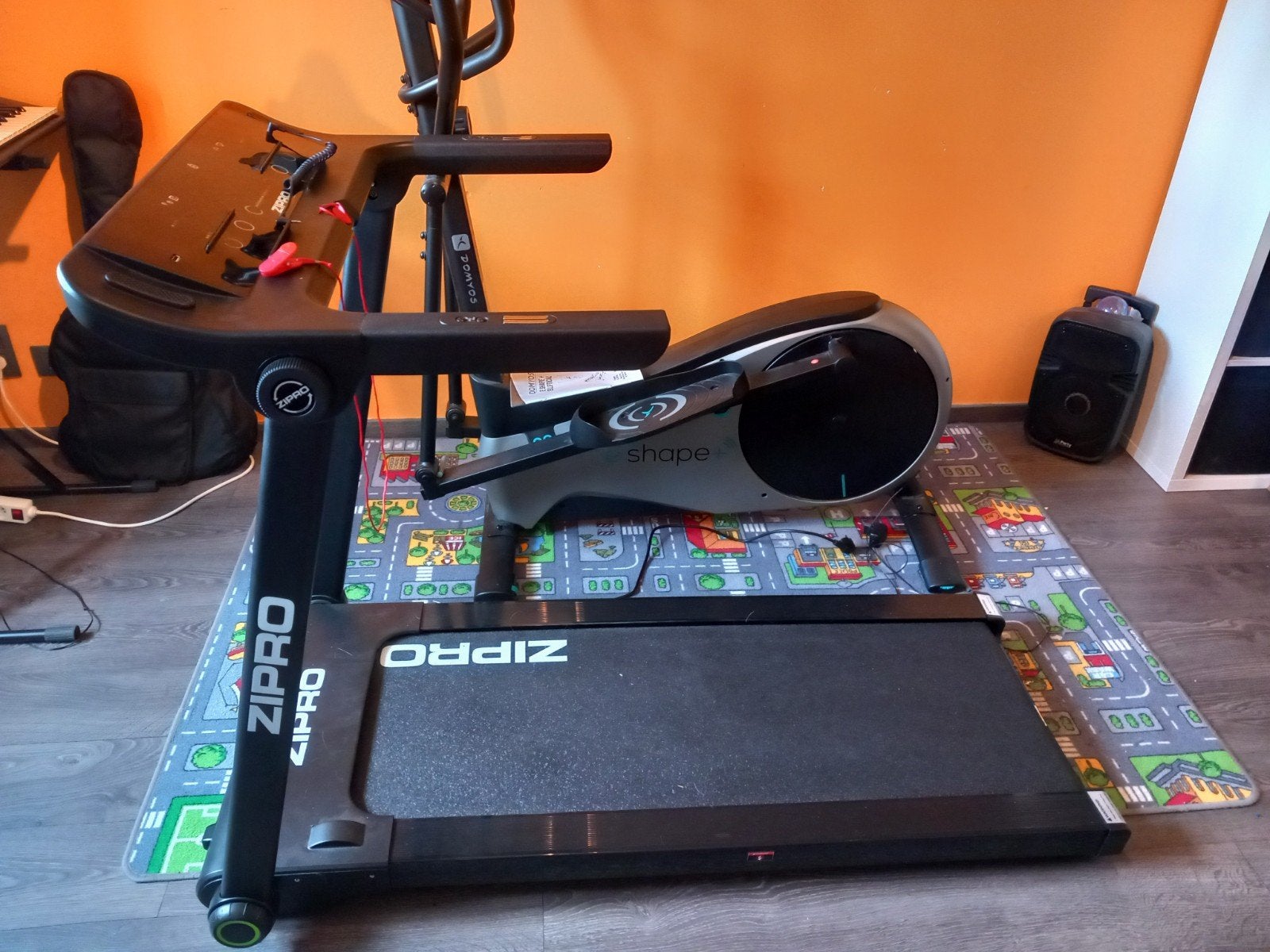 Zipro loopband, Ophalen, Loopband