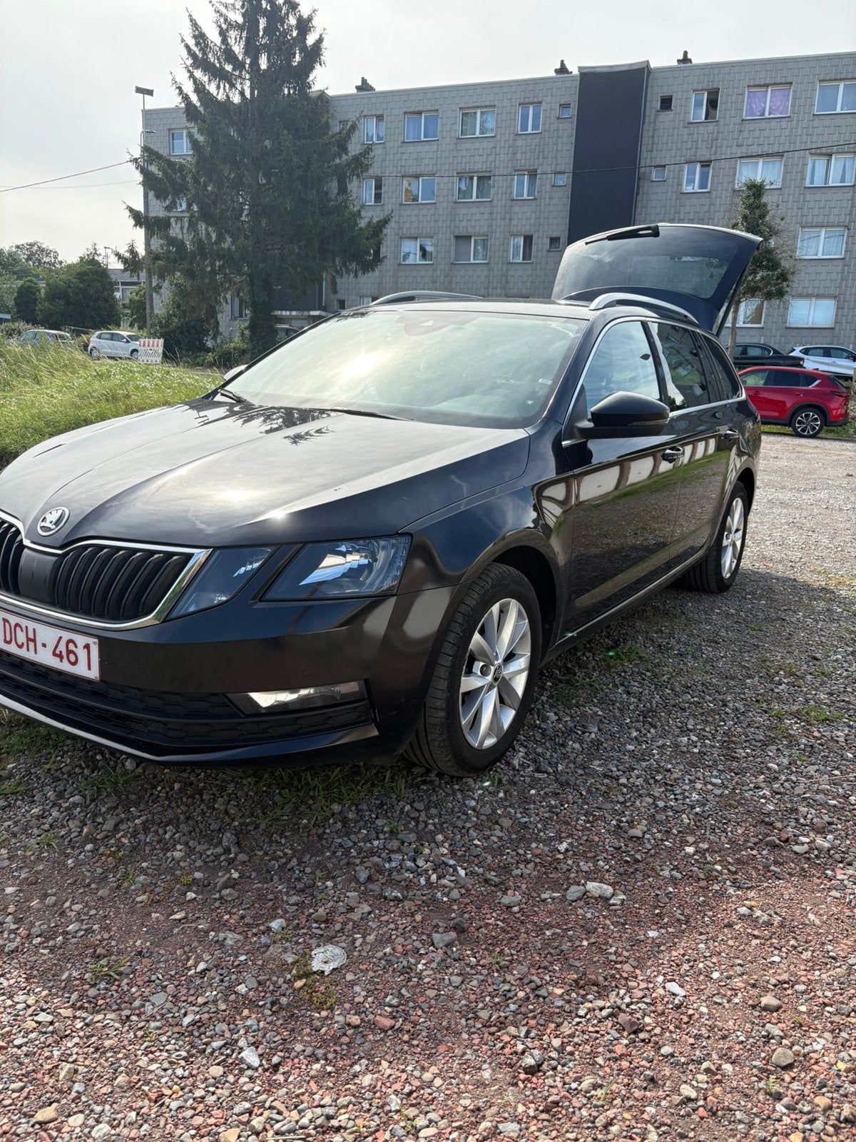 Skoda Octavia Break, Auto's, Skoda, Automaat, Euro 5, Zwart, Zwart