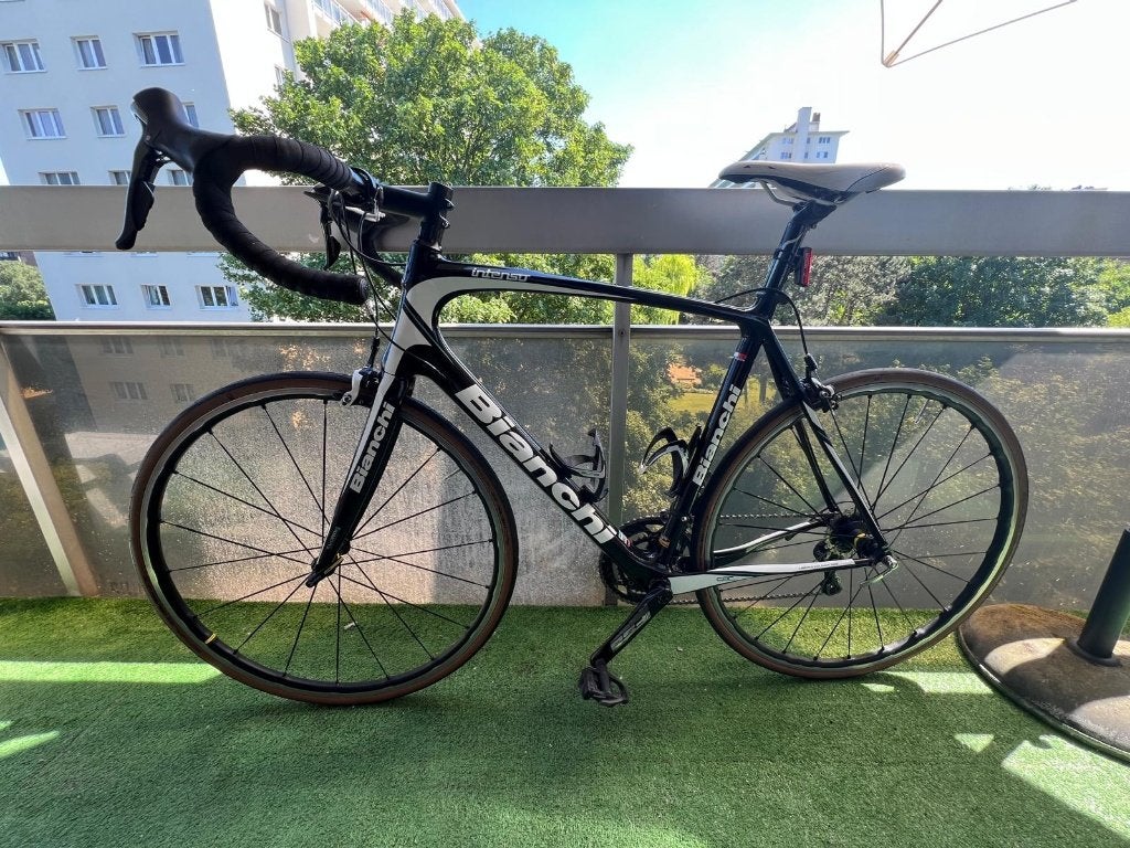 Vélo route - Bianchi Intenso, Fietsen en Brommers, Fietsen | Heren | Sportfietsen en Toerfietsen, 28 inch, Gebruikt, 10 tot 15 versnellingen