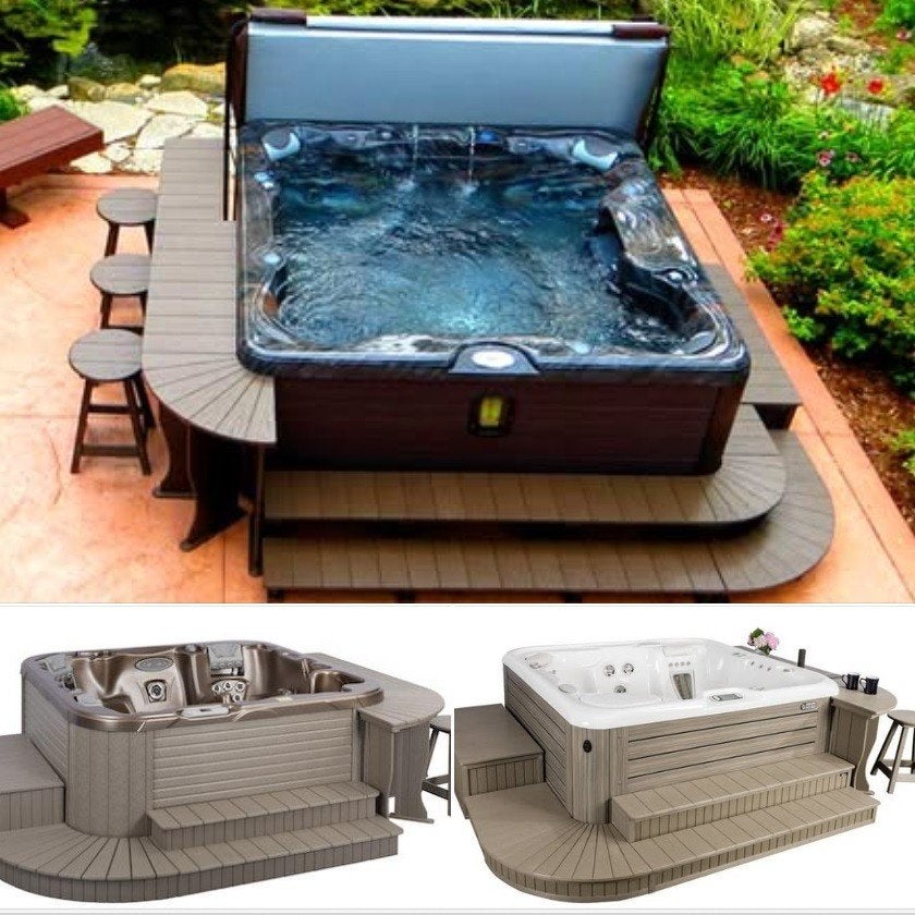 Nieuw: Zeer luxe &topkwaliteit Contour bar voor jacuzzi, Tuin en Terras, Ophalen, Nieuw