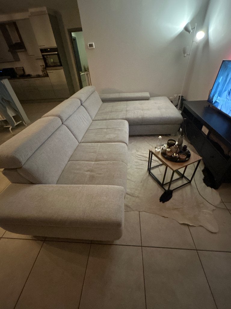 Op te halen zetel - te reinigen, Maison & Meubles, Canapés | Salons, 150 cm ou plus, Quatre personnes ou plus, Enlèvement, Utilisé