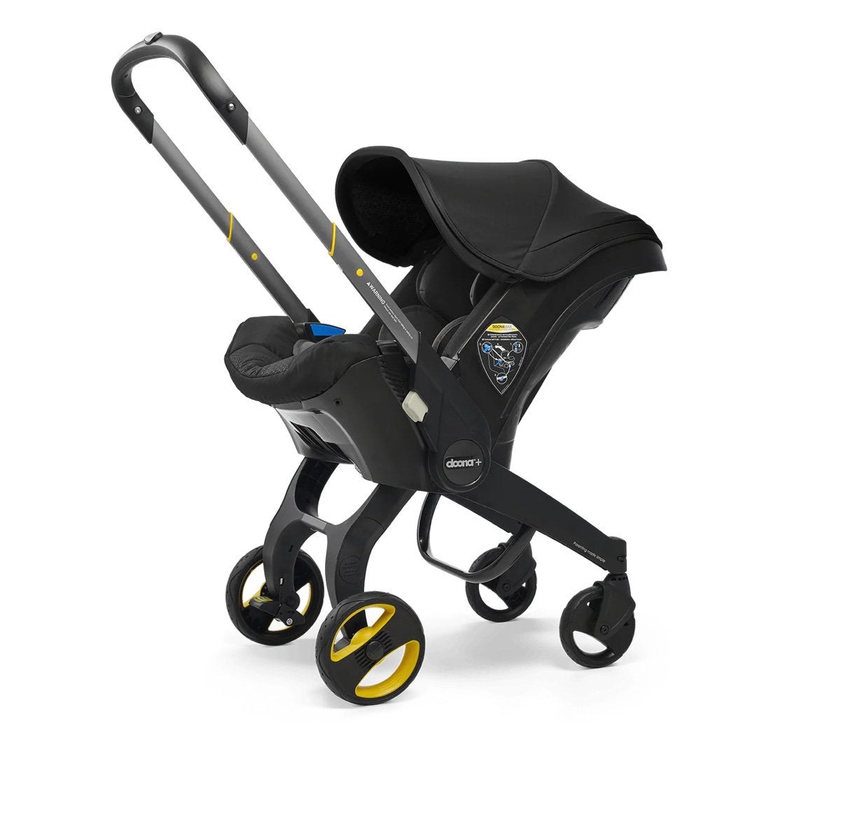 Poussette doona avec base isofix et toutes les options, Ophalen, Zo goed als nieuw, Kinderwagen