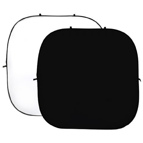XXL Achtergrond WIT en ZWART 240x240, TV, Hi-fi & Vidéo, Enlèvement, Comme neuf, Housse de transport incluse, Arrière-plan