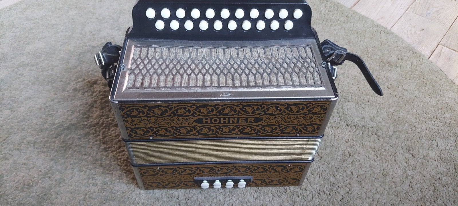 Diatonische accordeon GC, Muziek en Instrumenten, Ophalen, Gebruikt, Overige formaten, Met koffer