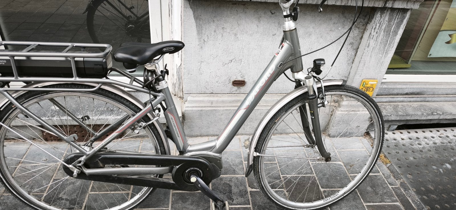 elektrische fiets met middenmotor, Ophalen