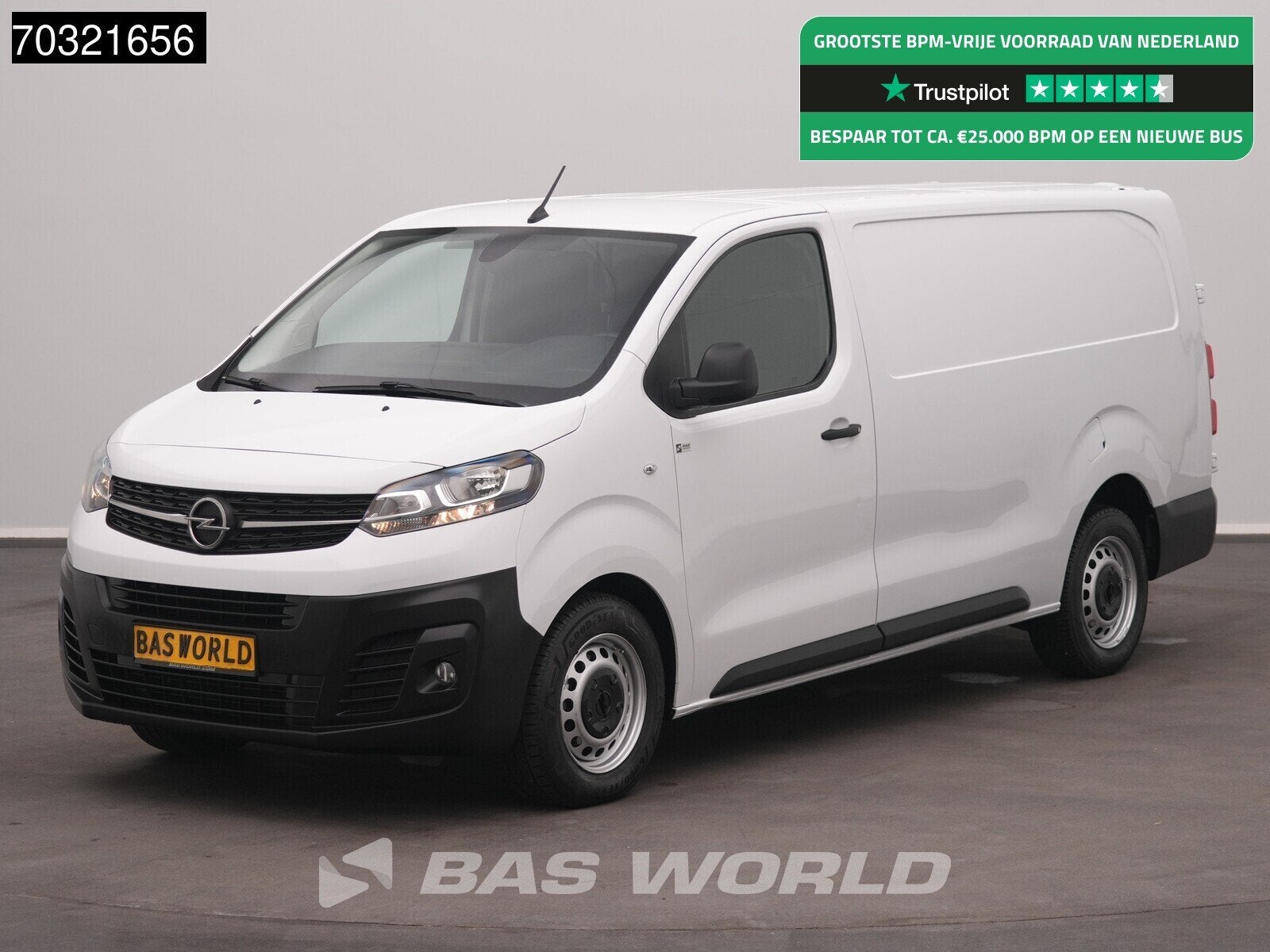 Opel Vivaro 145PK L3H1 Navi Airco Cruise Camera Euro6 L3 Lon, Auto's, Stof, Gebruikt, 4 cilinders, Wit