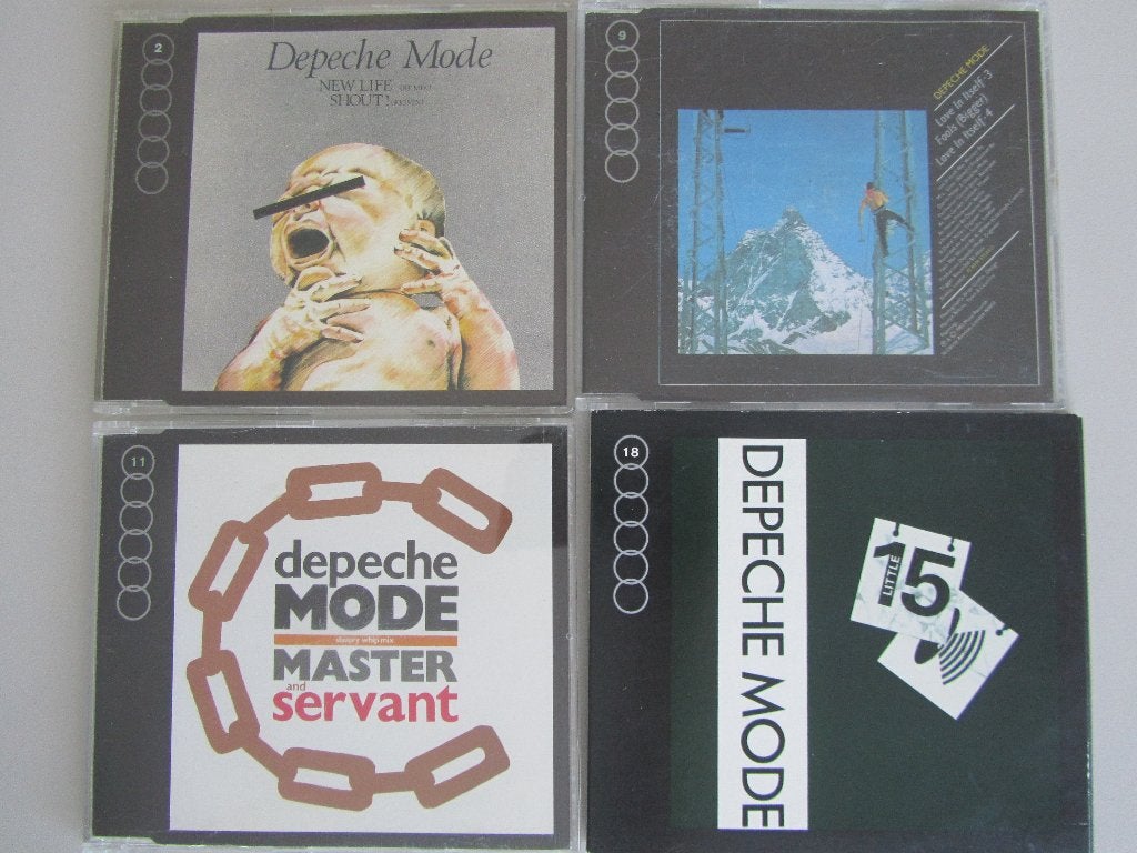 4 MAXI-CDS DEPECHE MODE, Cd's en Dvd's, Cd Singles, Gebruikt, Pop, Ophalen of Verzenden