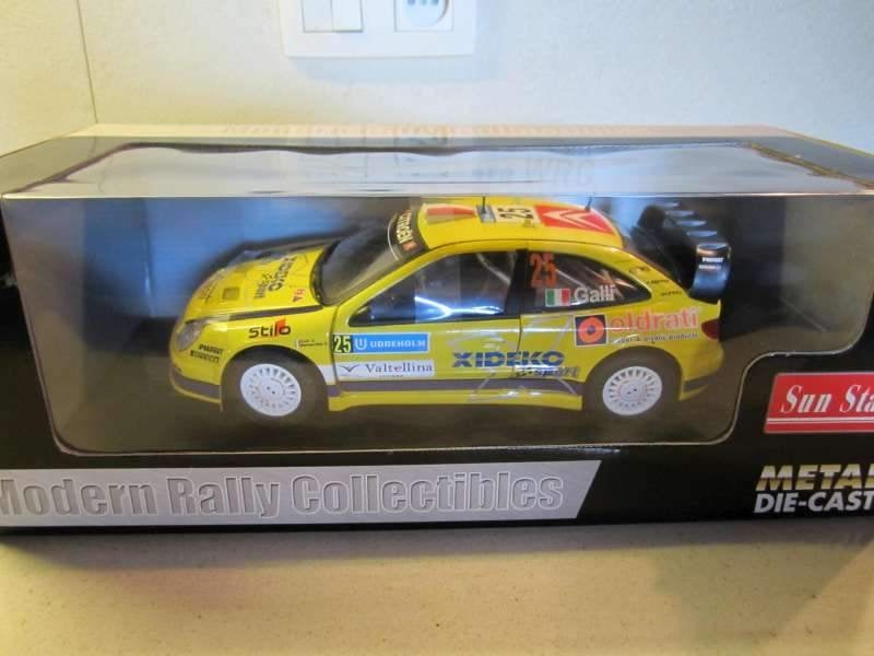 1:18 Sun Star Citroen Xsara WRC 2007 G.Galli rally of Sweden, Hobby en Vrije tijd, Modelauto's | 1:18, Ophalen of Verzenden, Zo goed als nieuw