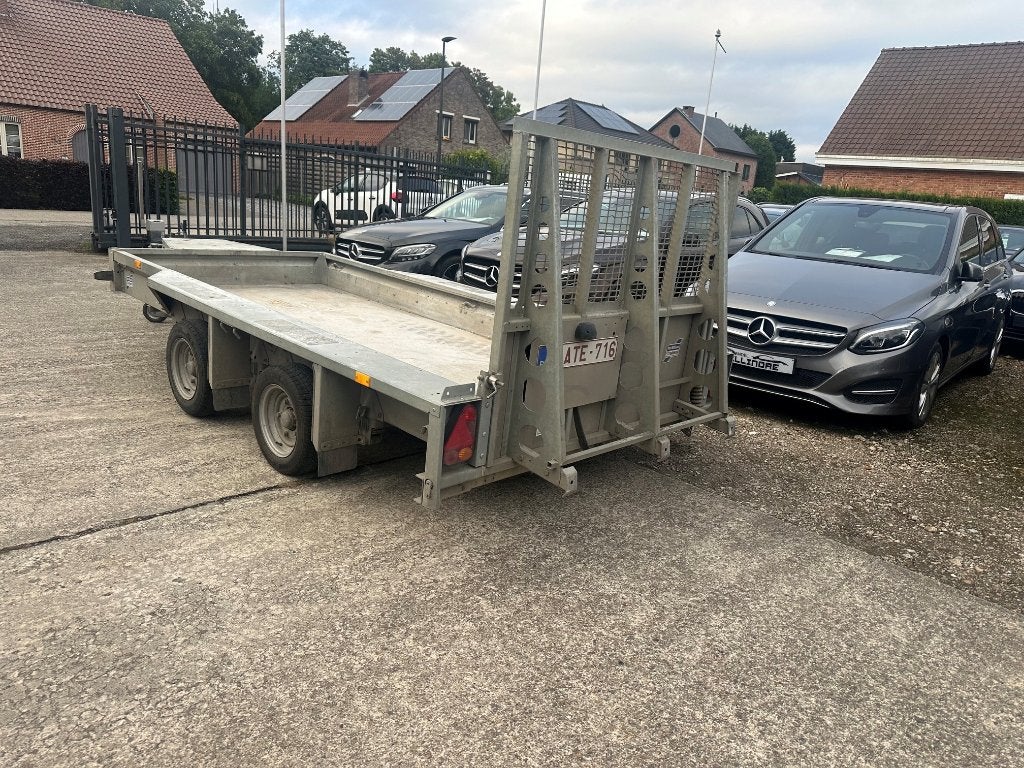 Ifor Williams Machinetransporter 3.5 Ton 3m68 x 1m60, Autos : Divers, Remorques, Enlèvement, Comme neuf