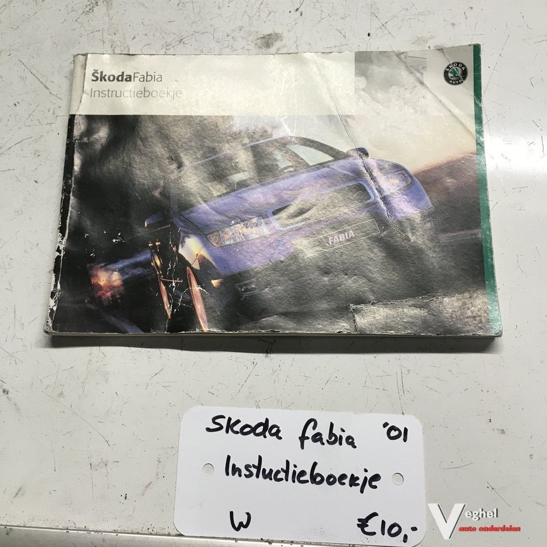 Skoda Fabia 2001  Instructieboekje, Ophalen of Verzenden