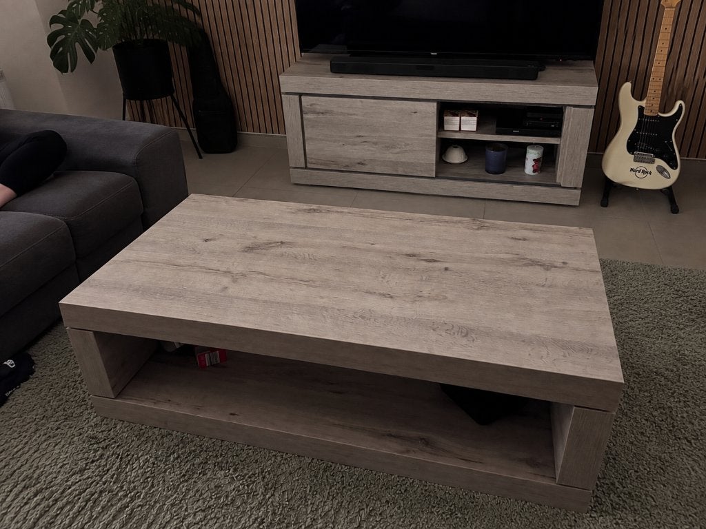Meuble TV et table basse, Maison & Meubles, Moins de 100 cm, Comme neuf, 100 à 150 cm, Enlèvement