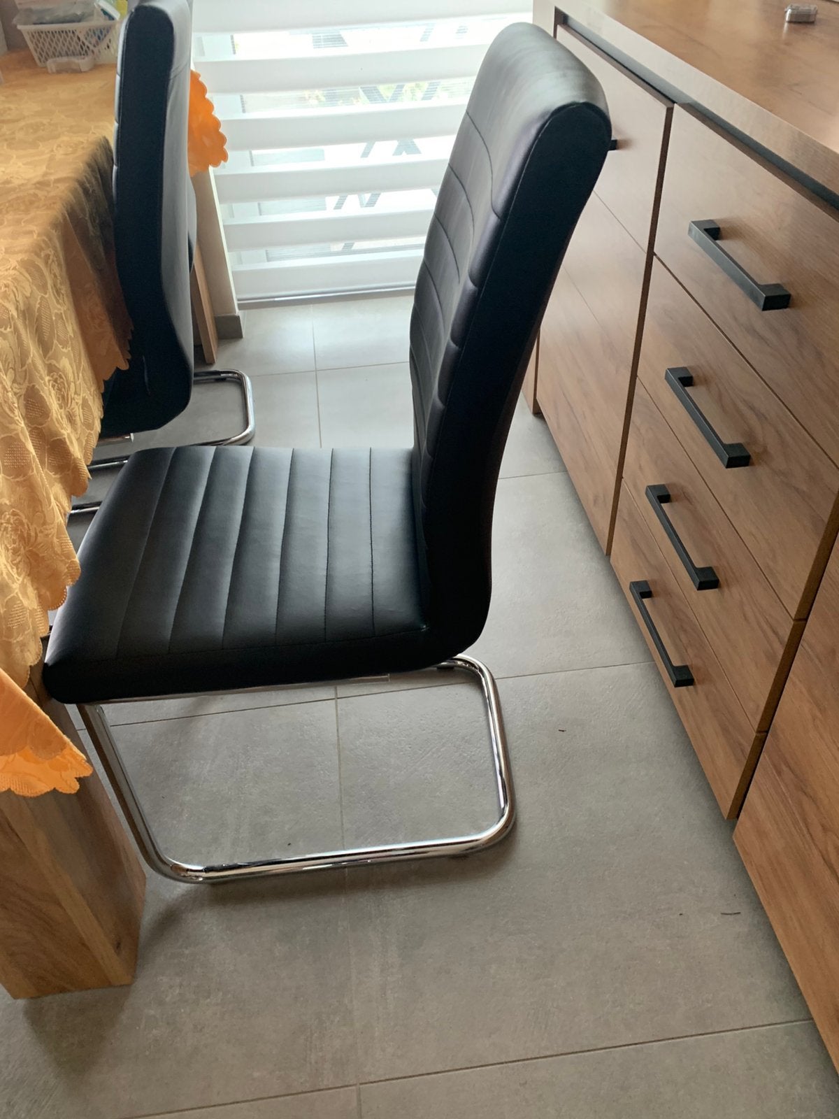 4 mooie  stoelen, Enlèvement, Utilisé, Noir