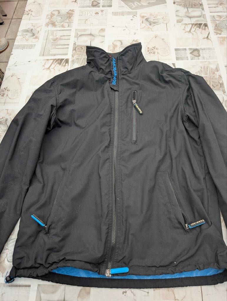 SuperDry zomerjas voor mannen maat xl, Zwart, SuperDry, Maat 56/58 (XL), Ophalen of Verzenden