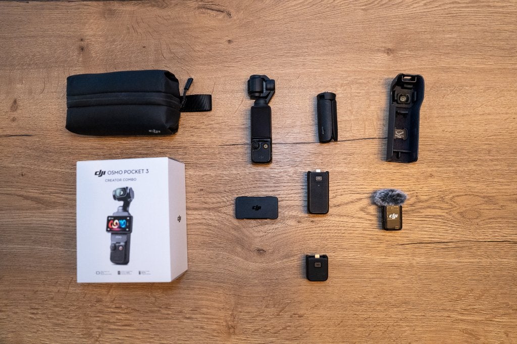 DJI Osmo Pocket 3 Creator Combo + filtres ND + 256 Go, Enlèvement, Utilisé, Autres marques