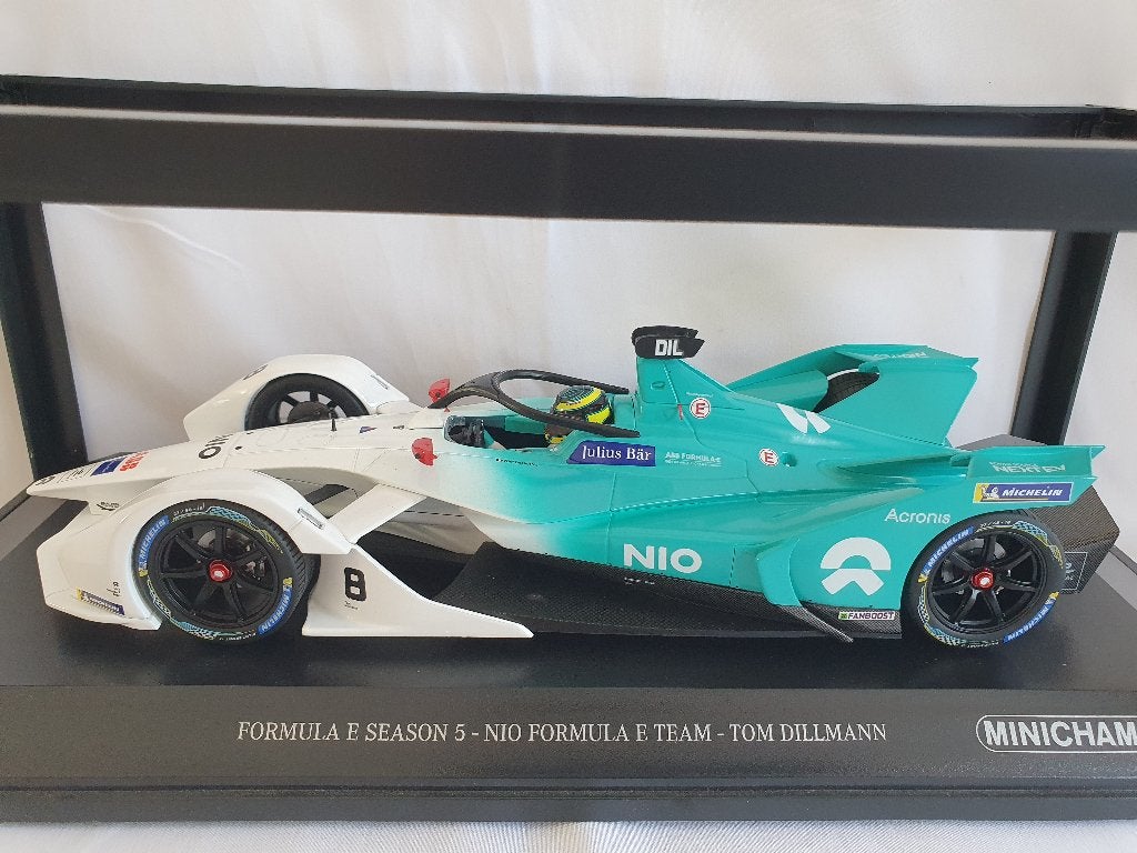 Tom Dillmann NIO Sport 004 FE 2018/2019 1:18 Minichamps, Ophalen of Verzenden, Nieuw, Auto, MiniChamps