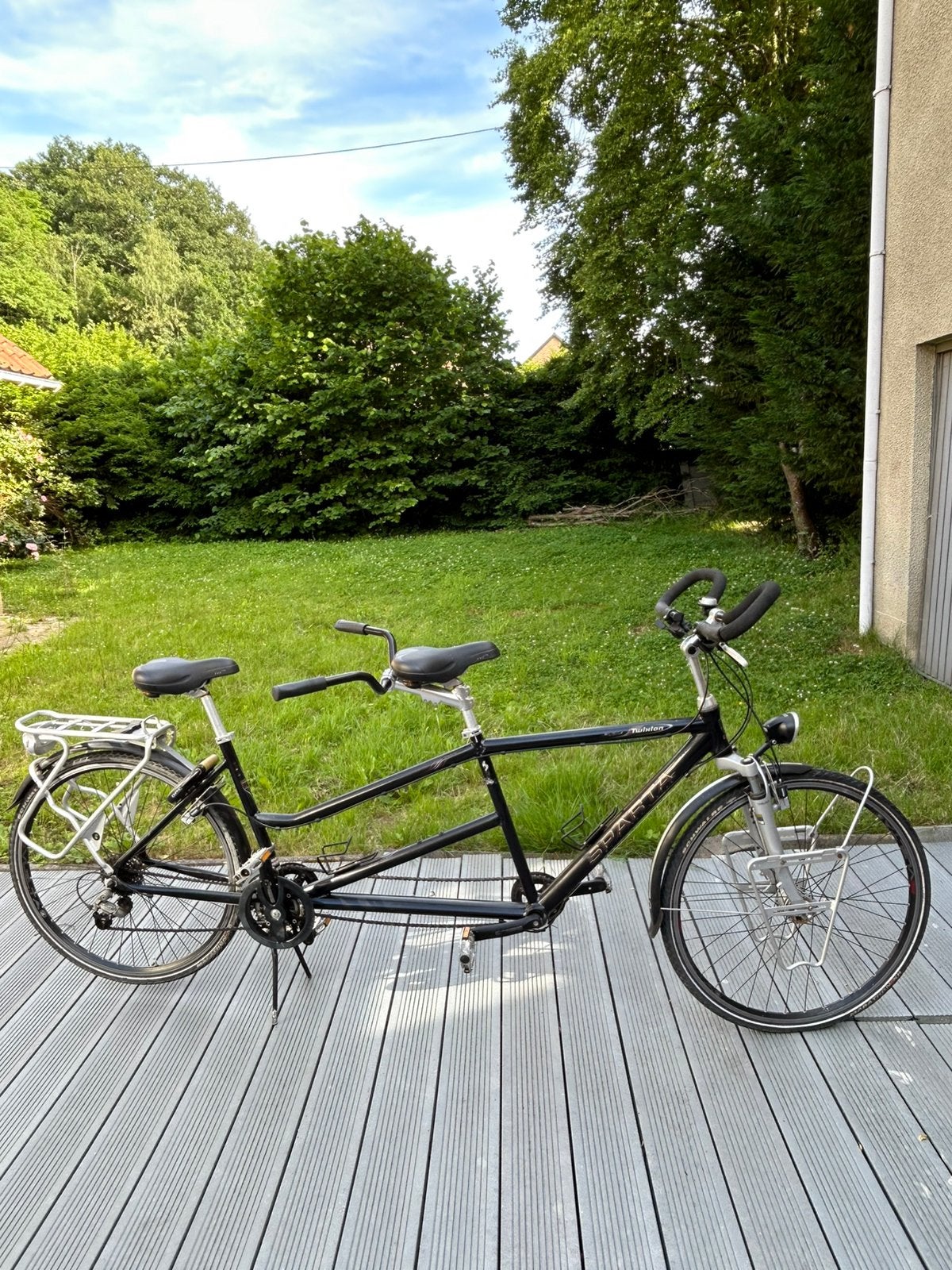 Tandem Sparta Shimano Twixion, Comme neuf, 15 à 20 vitesses, Frein à disque, 57 à 61 cm