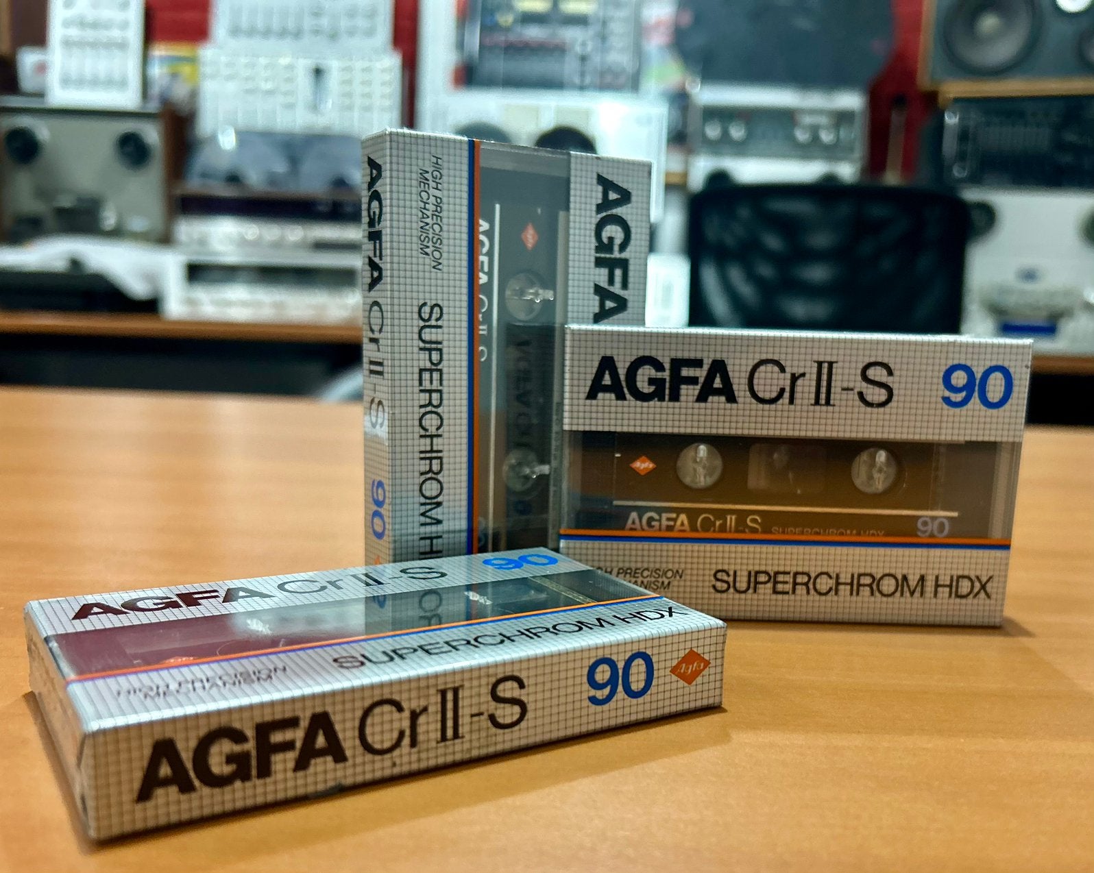 Cassette audio AGFA CrII-S 90 Superchrom HDX, Enlèvement ou Envoi, Neuf, dans son emballage, Vierge