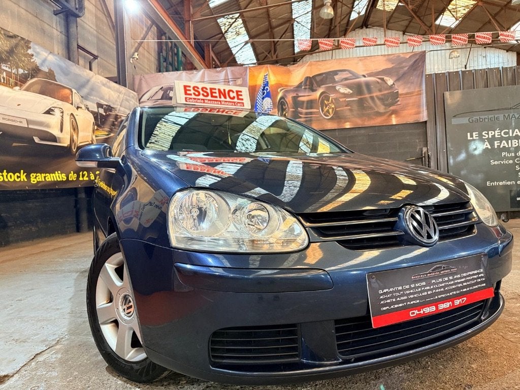 Volkswagen Golf 5 1.4i Airco Distribution gloednieuw, Dealer onderhouden, Blauw, Bedrijf, 5 deurs